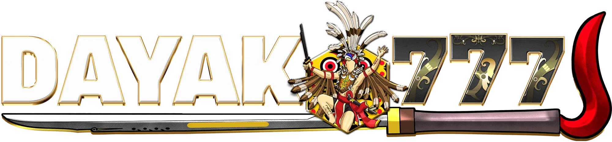 Logo header dayak777 — navigasi platform unduh APK Android Indonesia
